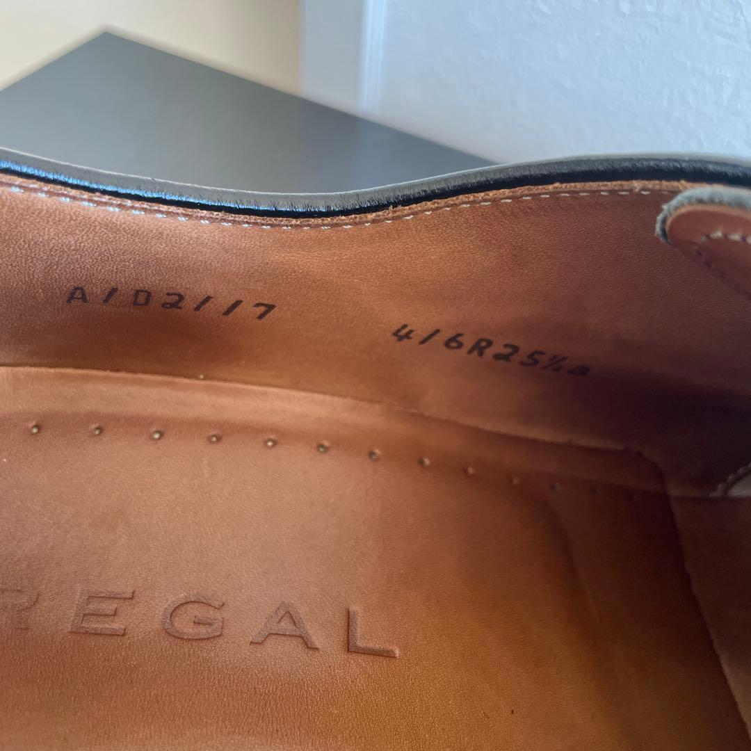 REGAL リーガル　ビジネスシューズ　革靴　25.5 ブラック