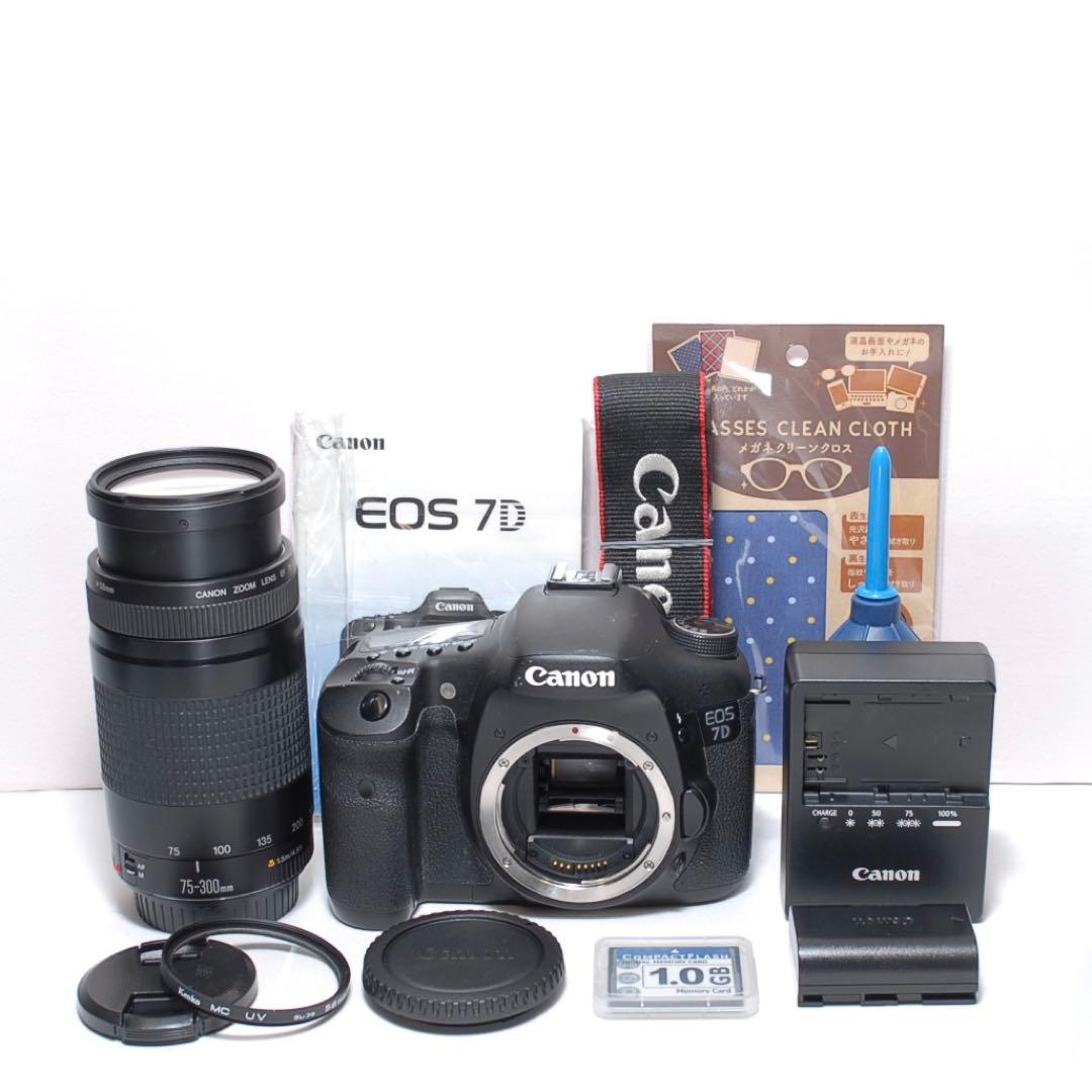 ✨超望遠レンズセット✨キャノン EOS 7D✨ 中級モデル✨高速連写機能✨