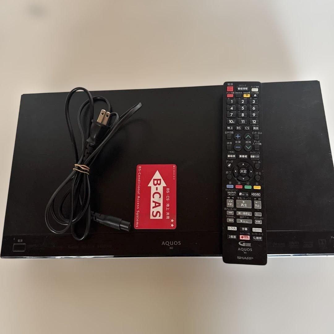SHARP AQUOS ブルーレイレコーダー　bd-w580