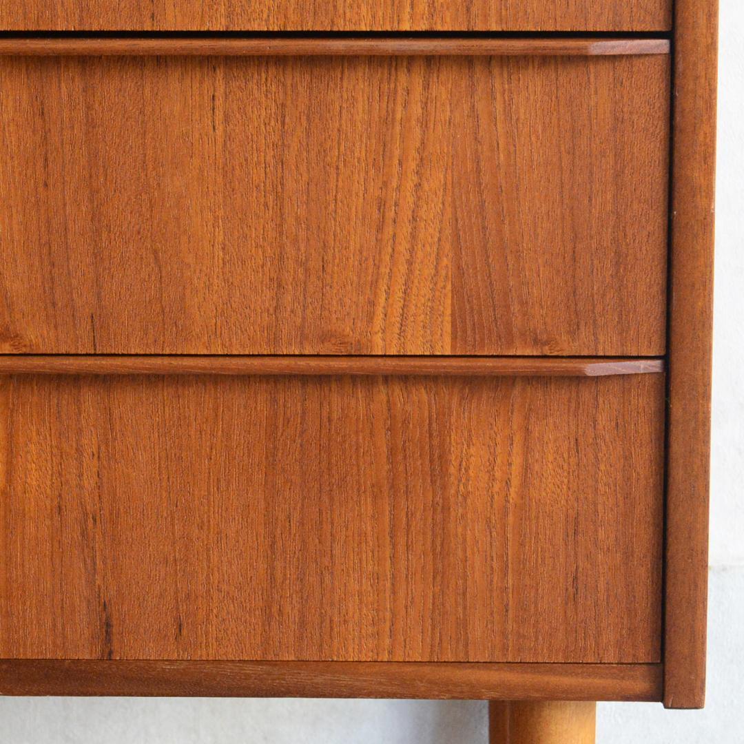 デンマーク 北欧ヴィンテージ チーク ４段 チェスト 洋タンス 北欧家具
