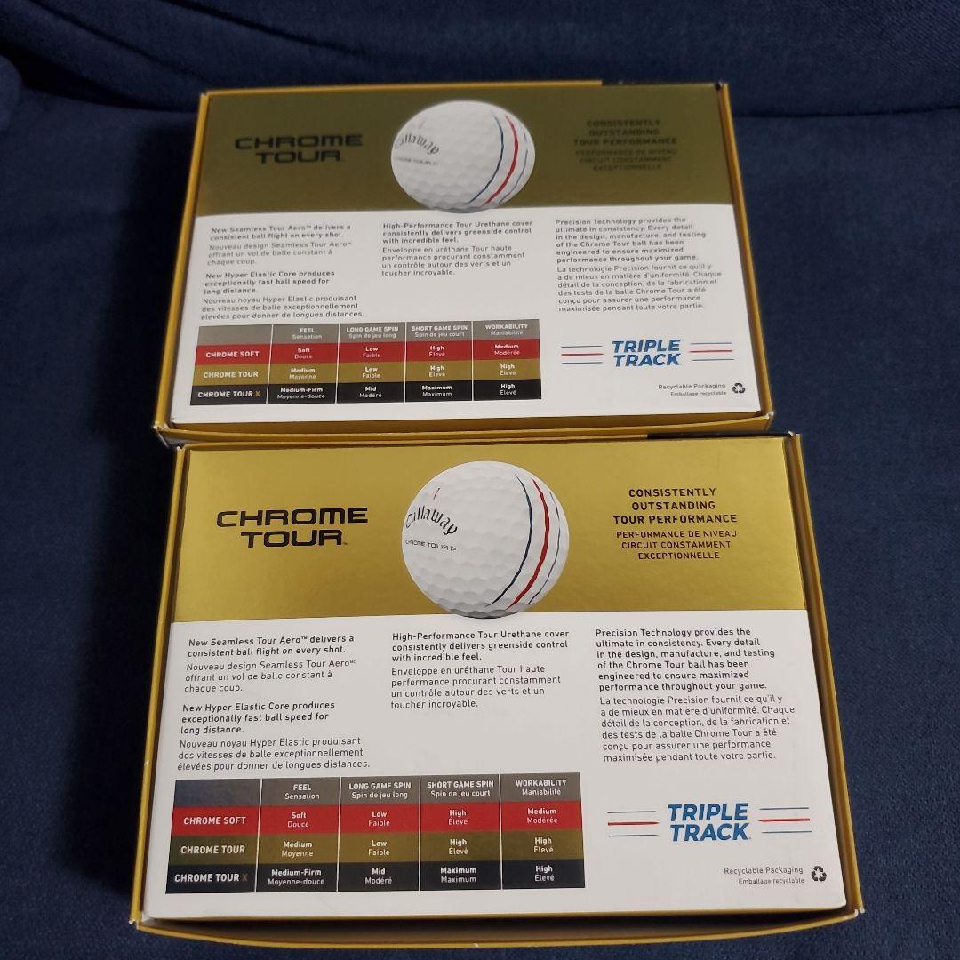 【June】キャロウェイ CHROME TOUR トリプルトラック 2箱