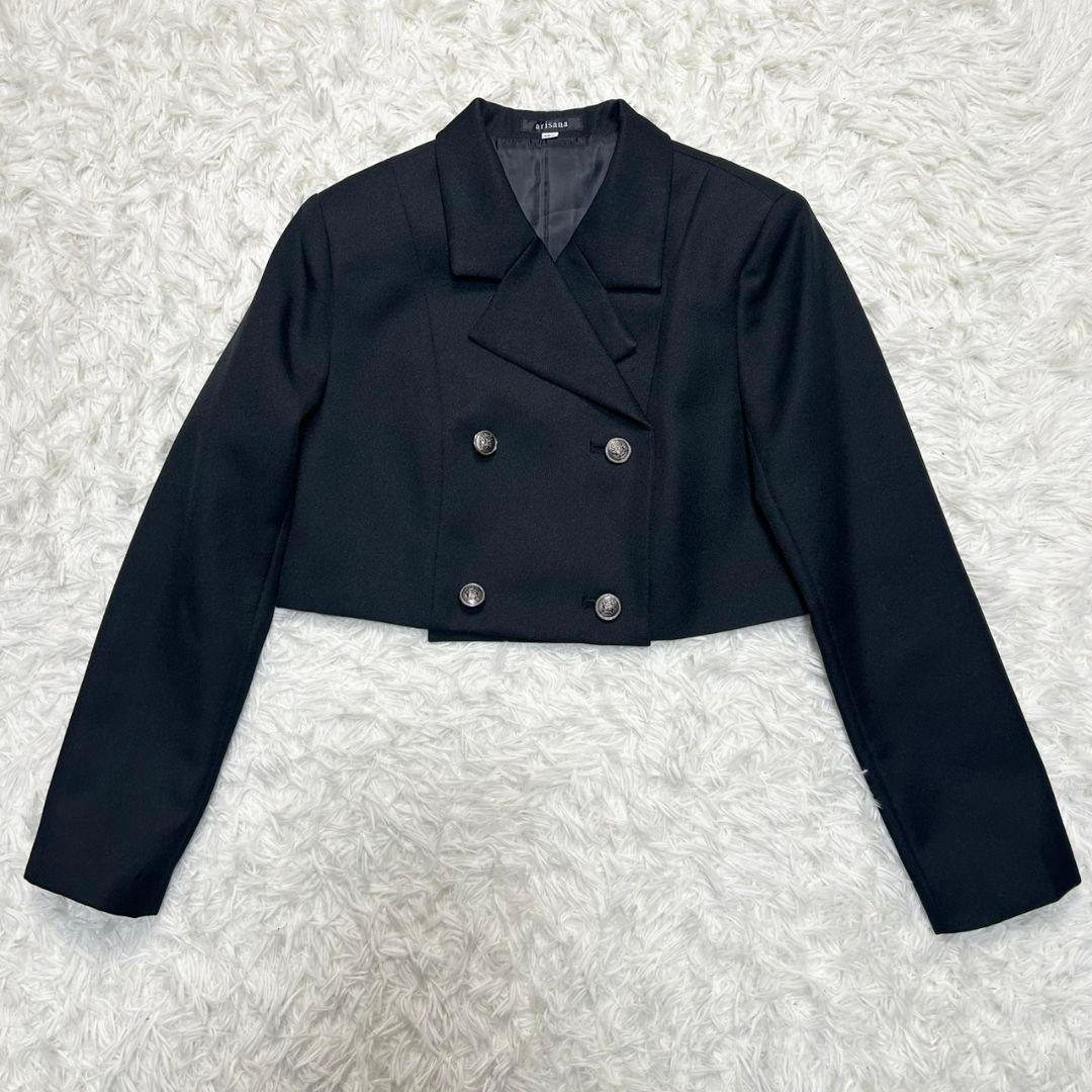 【美品】アリサナ フォーマル ワンピース キッズ 160 ブラック 卒服