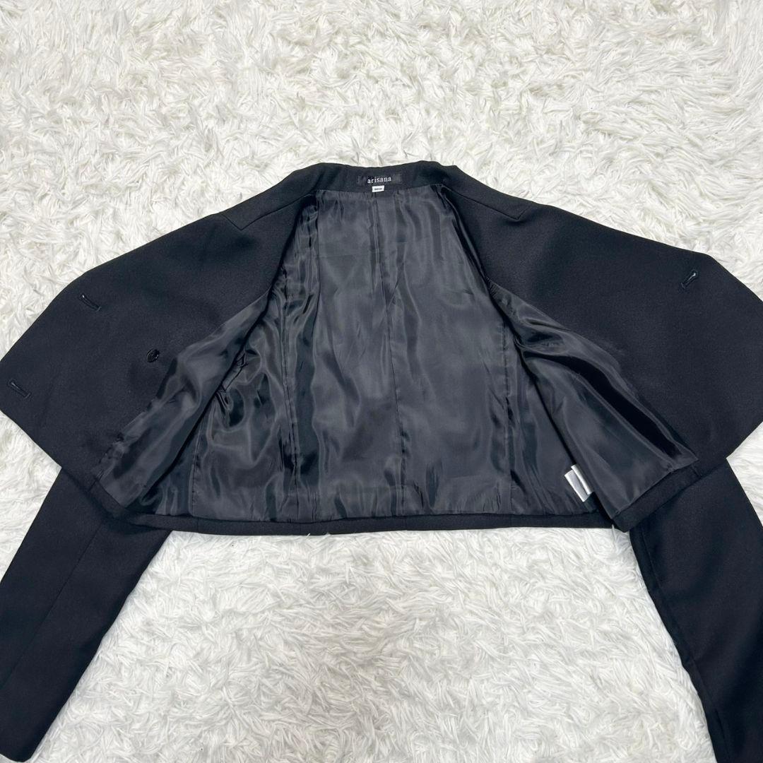 【美品】アリサナ フォーマル ワンピース キッズ 160 ブラック 卒服