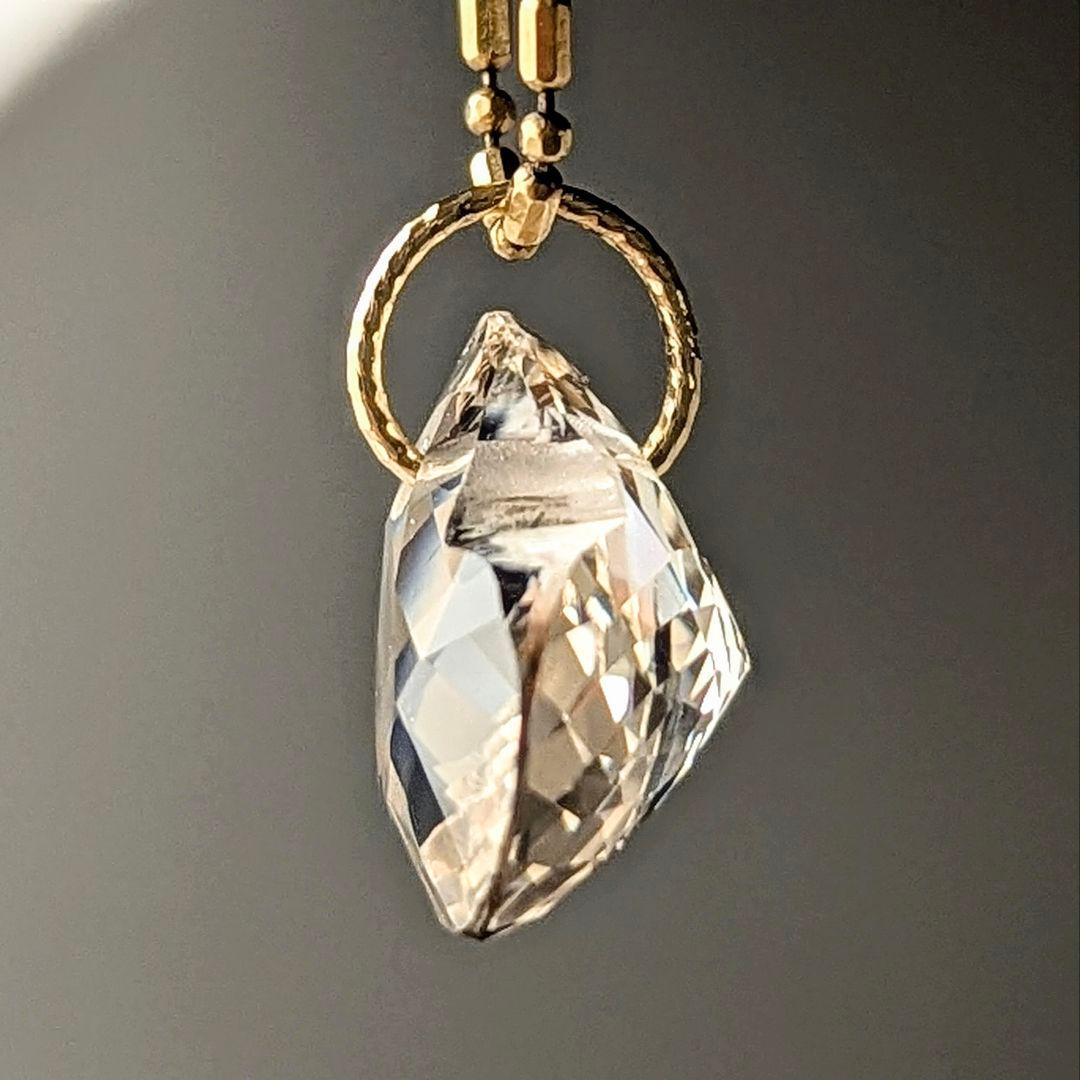 ♢まままばも♢K18 スキャポライト 5.47ct ペンダントトップ