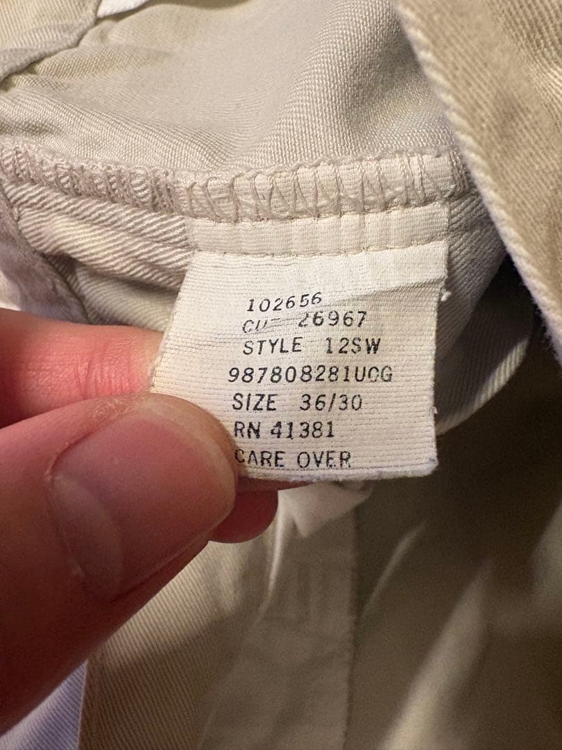 Ralph Lauren ラルフローレン 初期ボックスロゴ チノパン　USA製