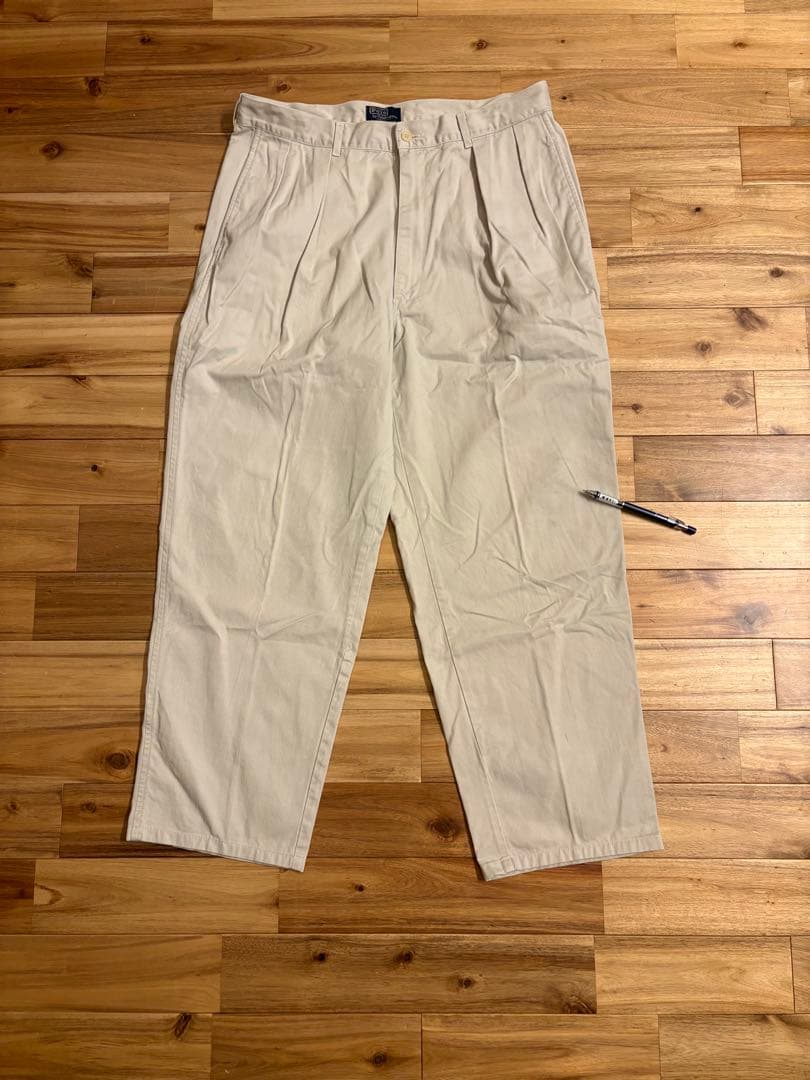 Ralph Lauren ラルフローレン 初期ボックスロゴ チノパン　USA製