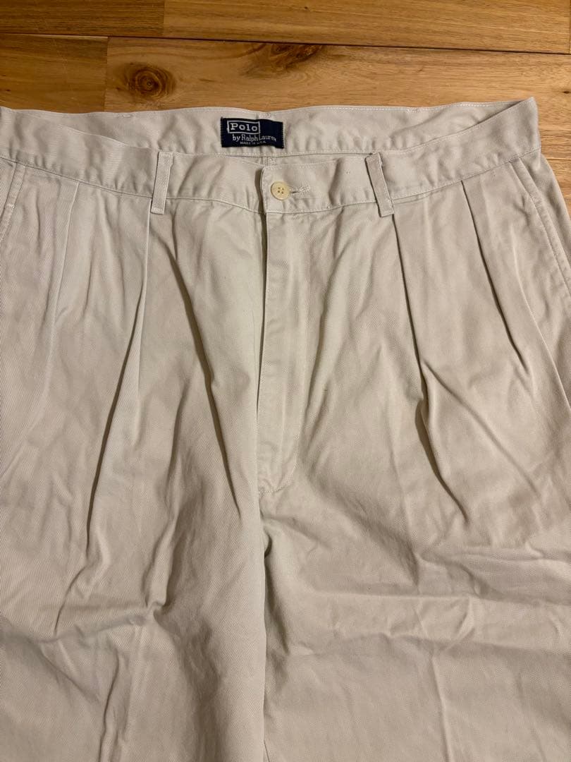 Ralph Lauren ラルフローレン 初期ボックスロゴ チノパン　USA製