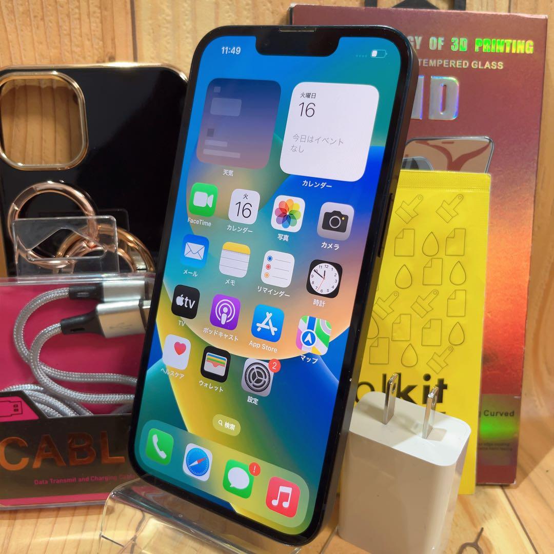 SIMフリー 本体 iPhone 13 128 GB ミッドナイト 583