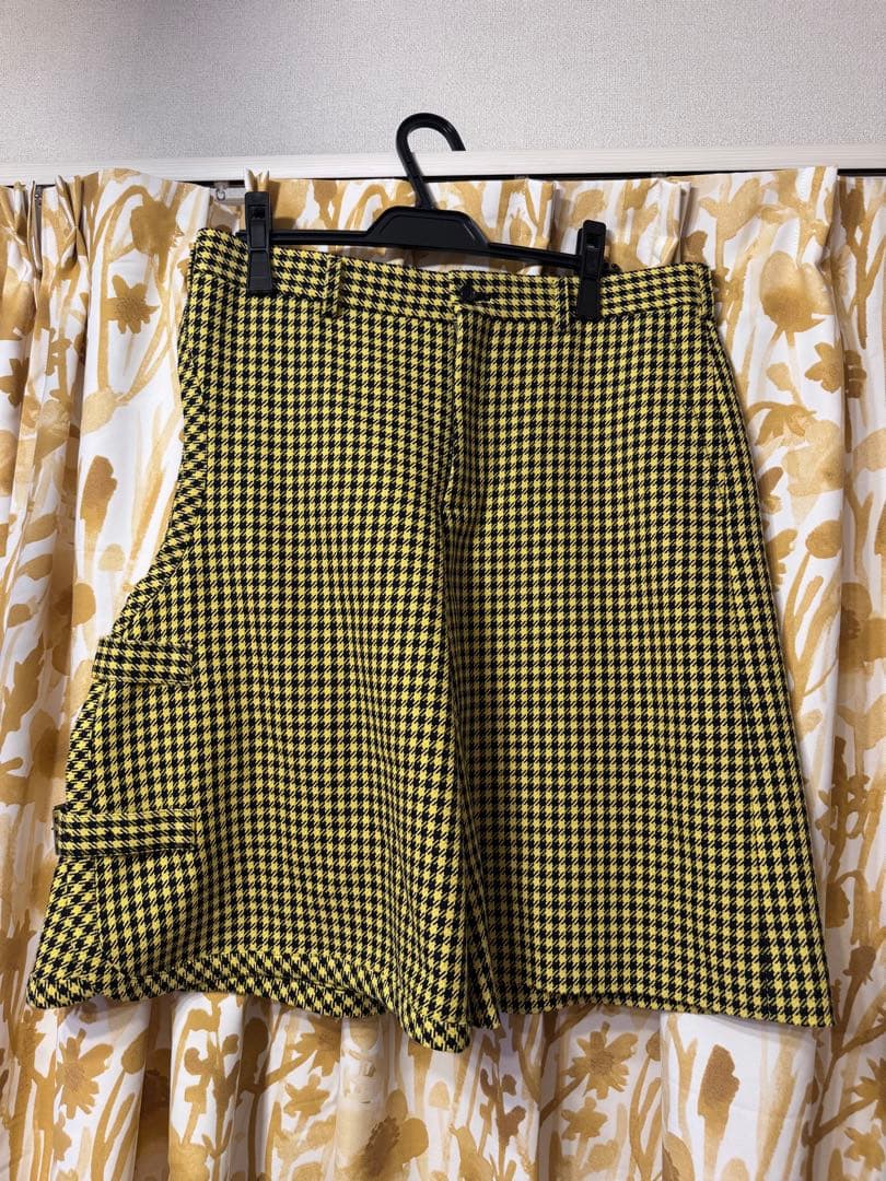 COMMEdesGARCONSHOMMEPLUS 21AW 千鳥柄ショートパンツ