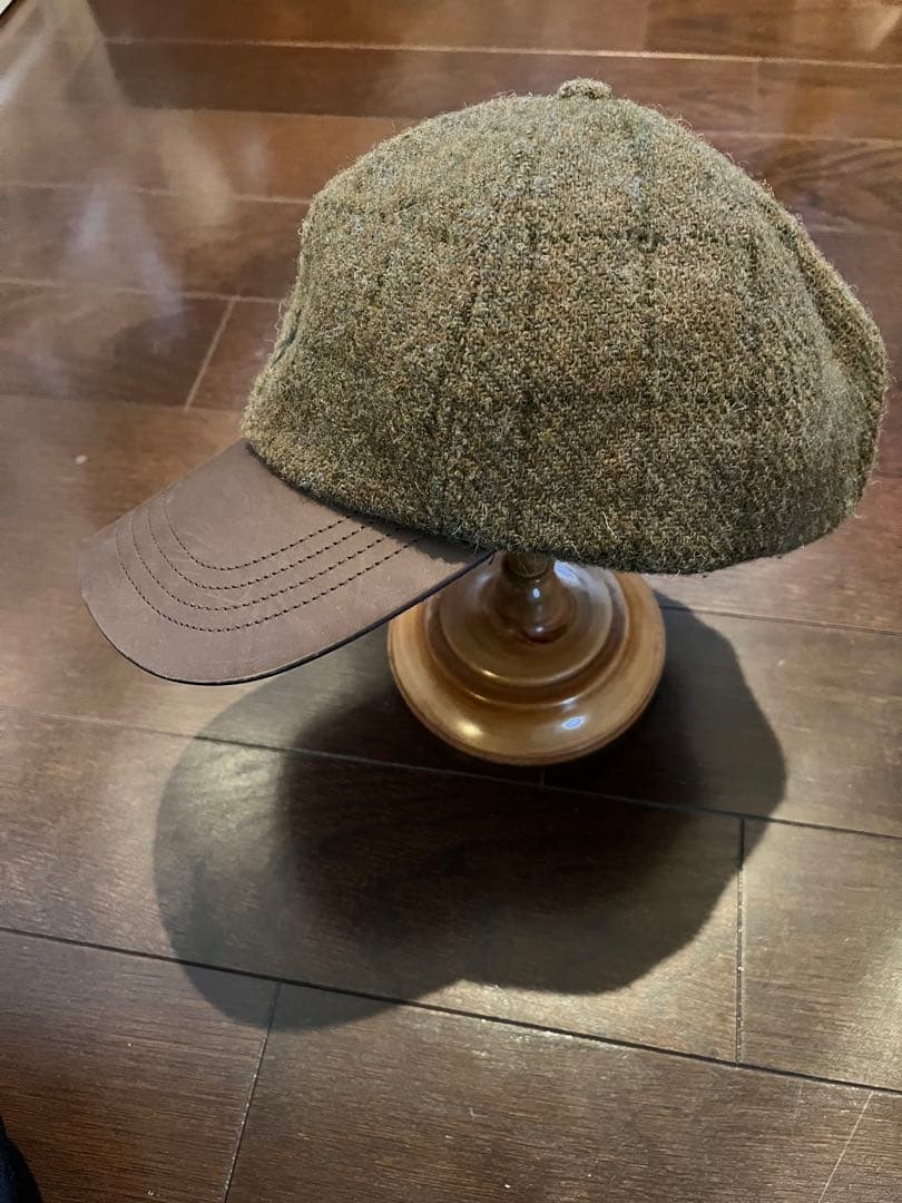 ポロラルフローレン ウールレザーキャップ