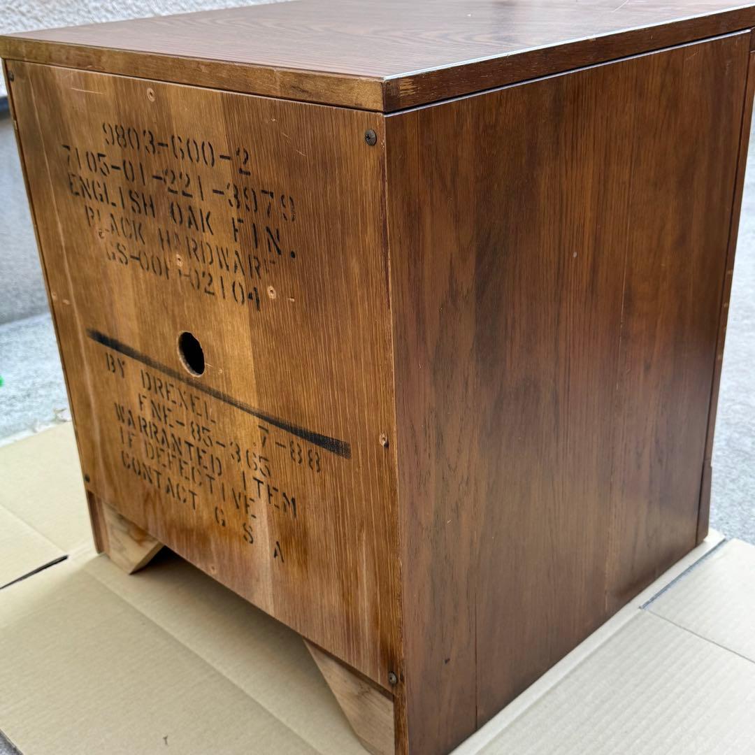 【値下げ】③アメリカ軍 米軍払下げ DREXEL ドレクセル社 サイドテーブル