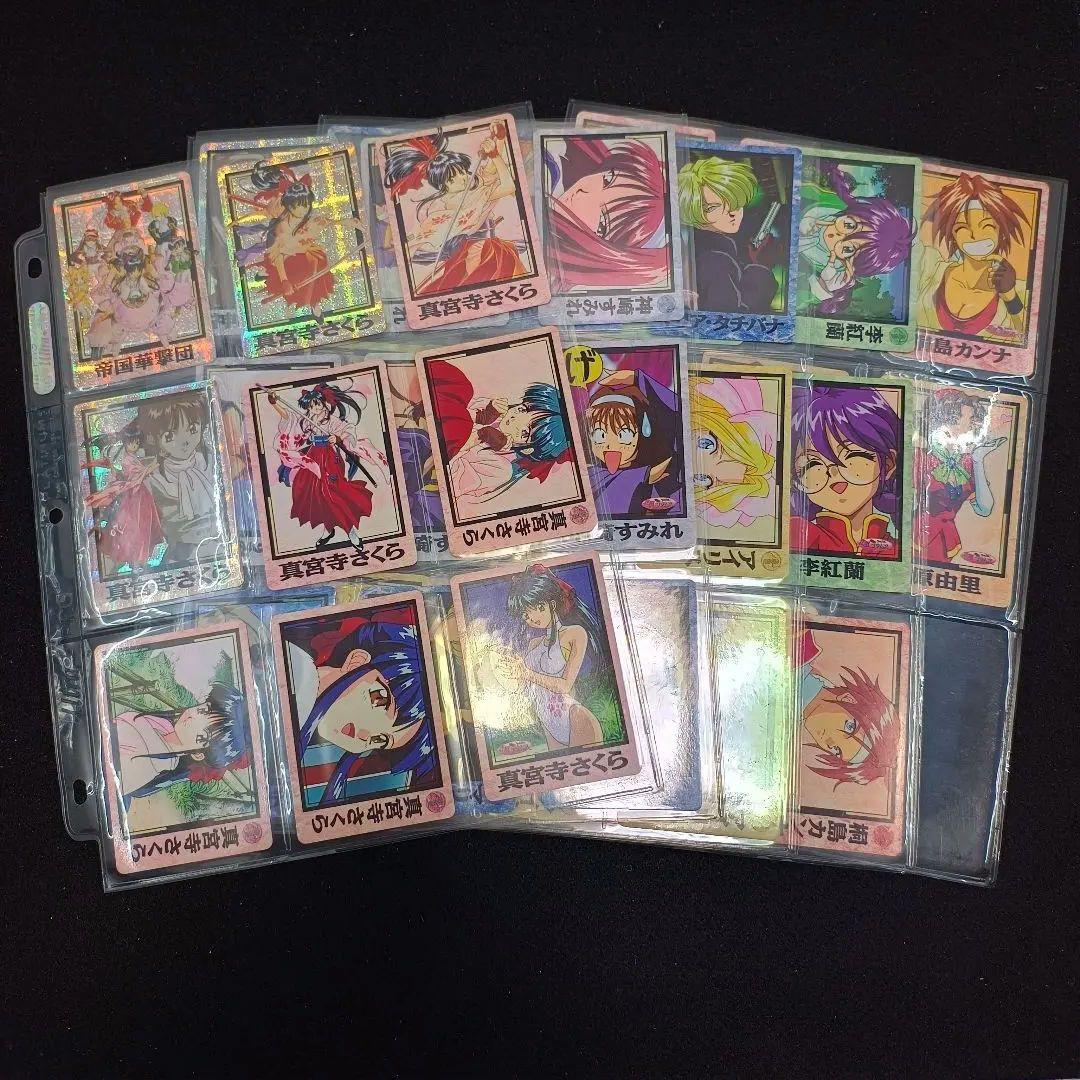 藤島康介■サクラ大戦トレーディングコレクション ＋バインダー ＋カードダスセット