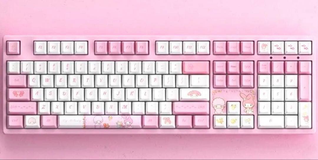 サンリオ　限定　マイメロディ　マイスイートピアノ　Akko 有線　キーボード