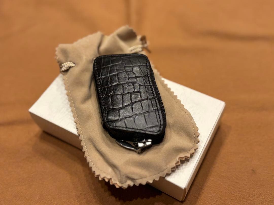 レクサスコレクション スマートキーケース カーフレザークロコ調 Lタイプ