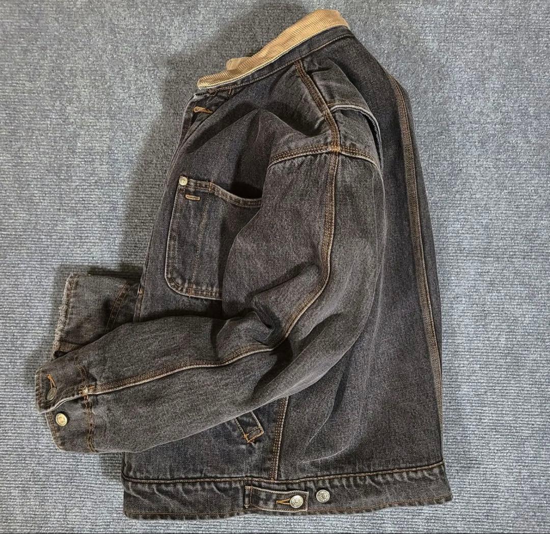 ラルフローレン　ブラックデニムジャケット