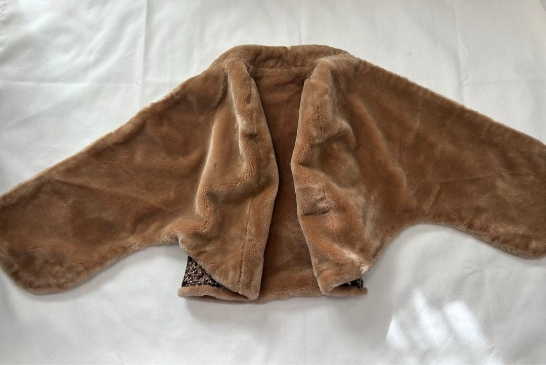 ブラウン　アメカジのビンテージ　ポンチョ