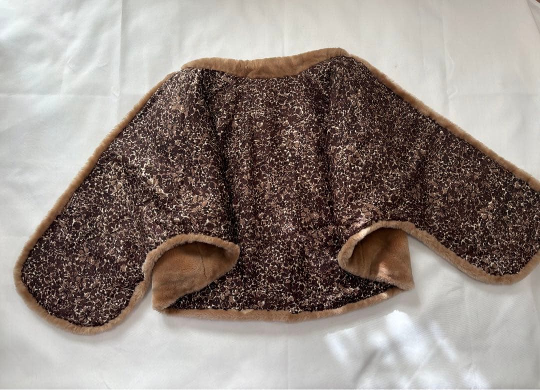 ブラウン　アメカジのビンテージ　ポンチョ