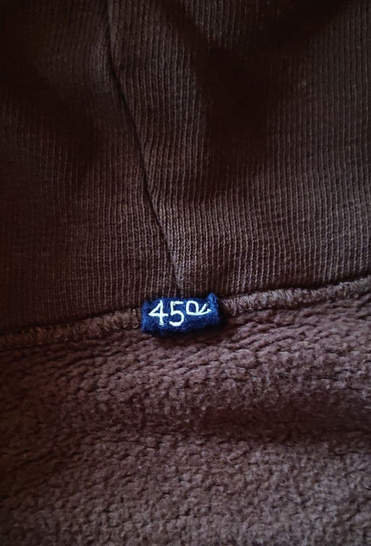 45R☆裏毛の908ジップフーディ/ブラウン♪