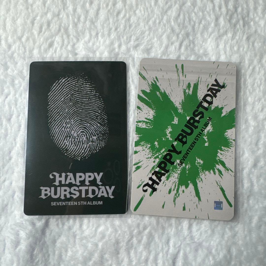 SEVENTEEN スングァン HappyBurstday kit 特典