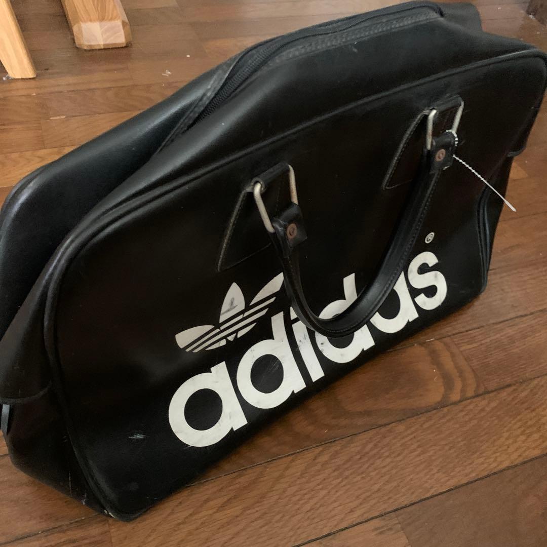 【激渋 vintage adidas ボストンバック ピーターブラック