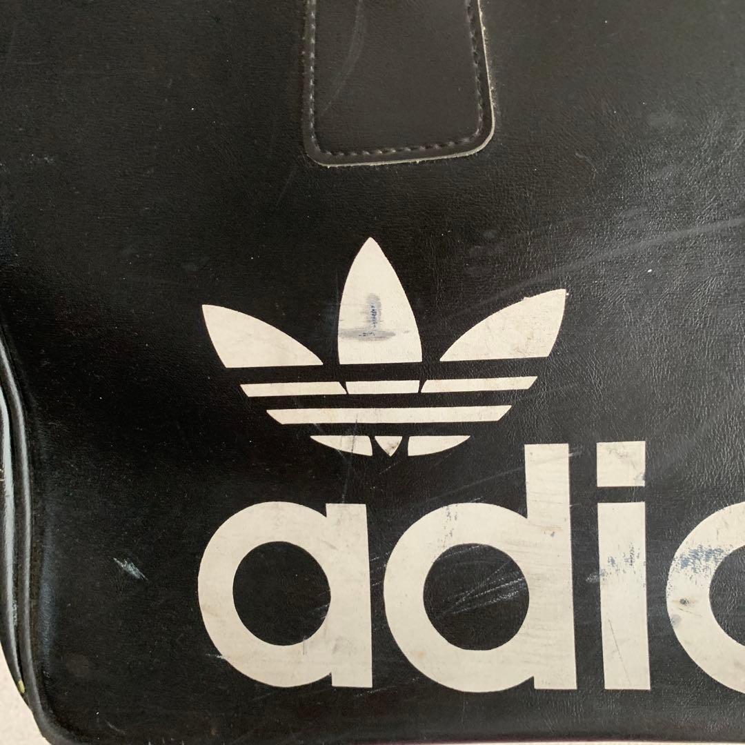 【激渋 vintage adidas ボストンバック ピーターブラック