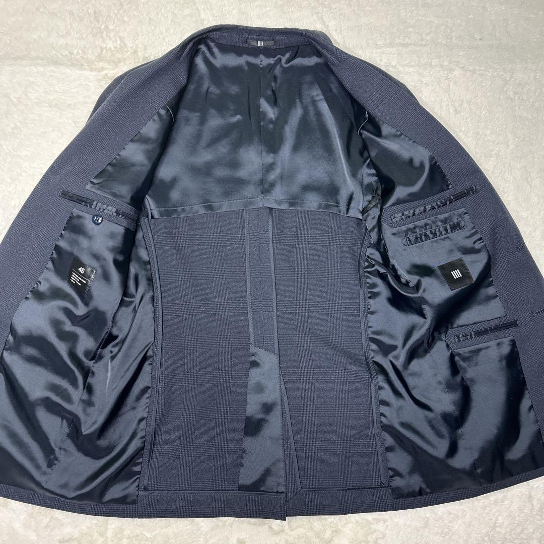 【極美品・完売色】スーツセレクト 4S 3ピース　高機能　スーツ AB5 通年可