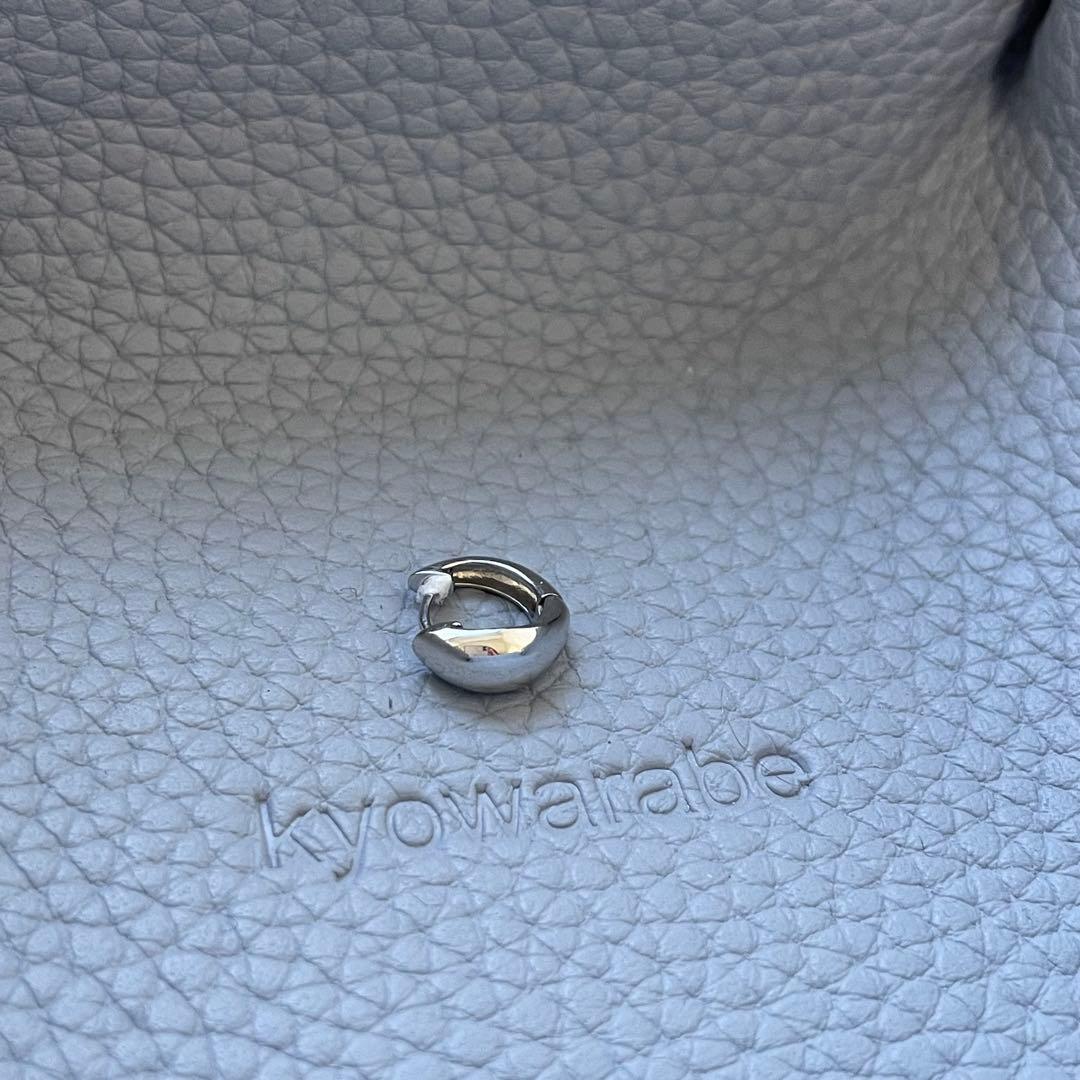 shiina＊片耳のみPt900中折れ式フープピアス（10mmスピンドル)