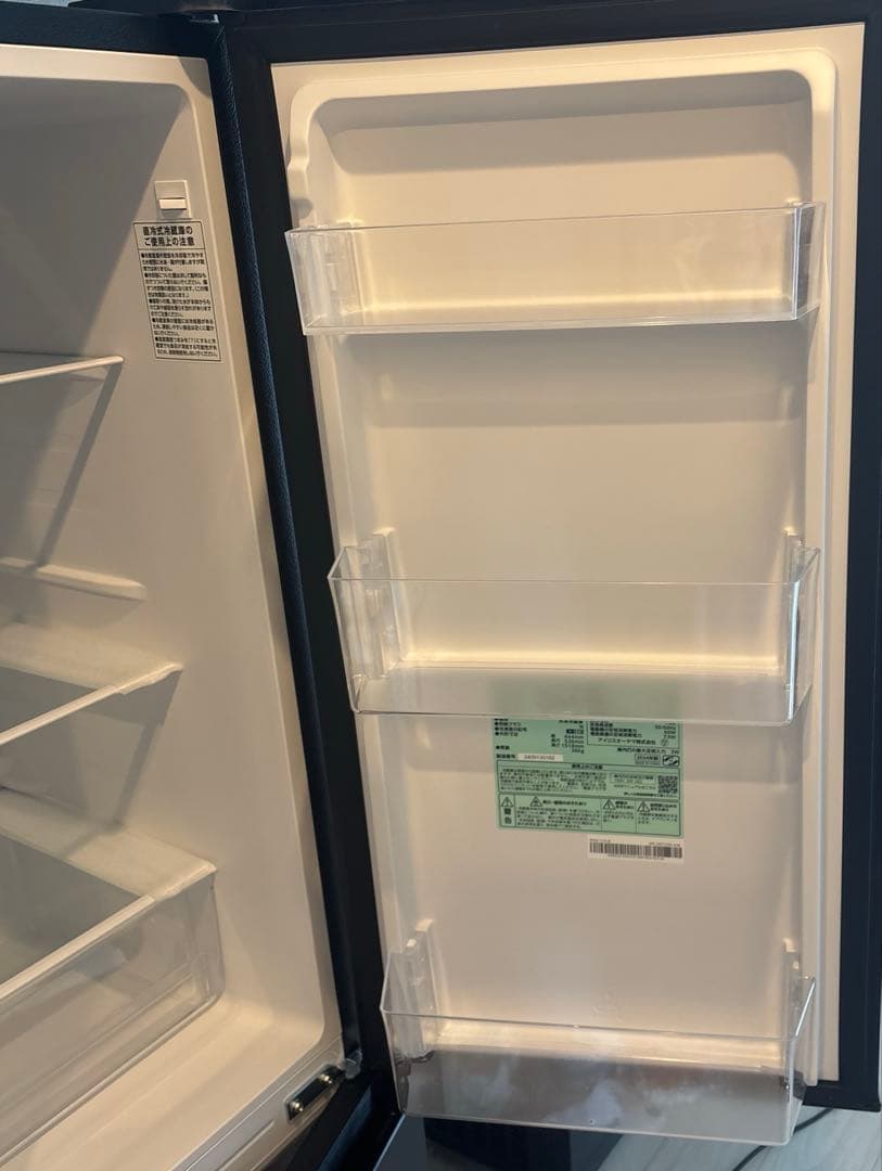 ドンドン　アイリスオーヤマ　冷蔵庫 170L スリム IRSD-17A-B