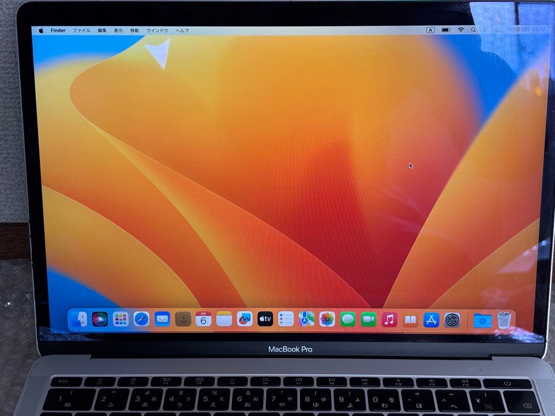 MacBook Pro 13インチ　A1708 128GB Retina