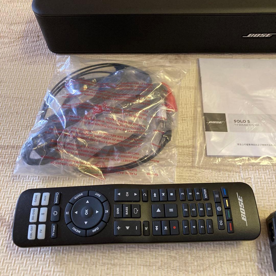 BOSE サウンドバー SOLO5 TV SOUND SYSTEM