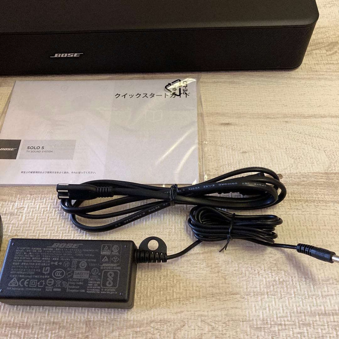 BOSE サウンドバー SOLO5 TV SOUND SYSTEM
