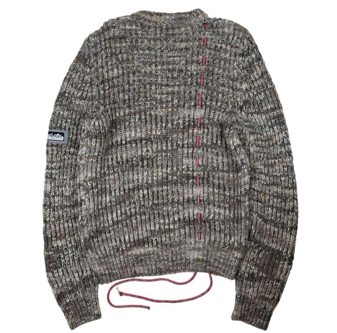 ARIES アリエス　ドローストリングコードニットセーター プルオーバーニット