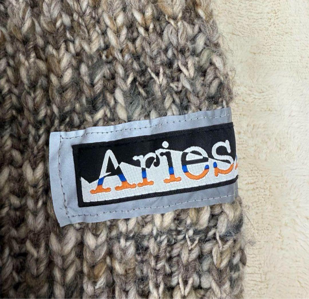 ARIES アリエス　ドローストリングコードニットセーター プルオーバーニット