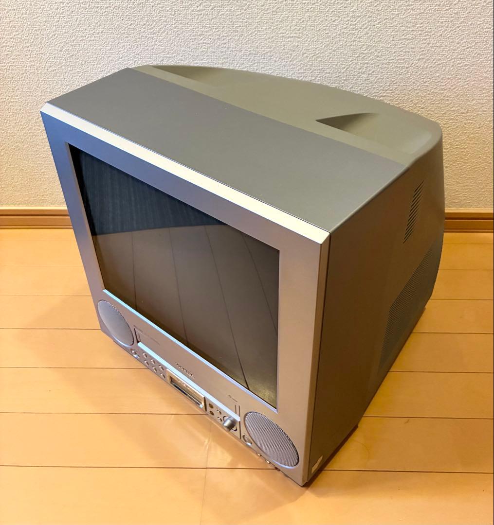 TOSHIBA 15インチ ブラウン管テレビ テレビデオ