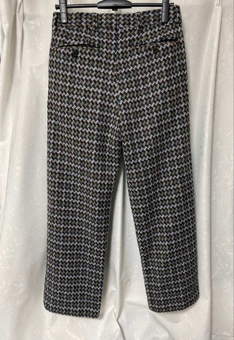 DRIES VAN NOTEN ウールスラックス　柄　サイズ44