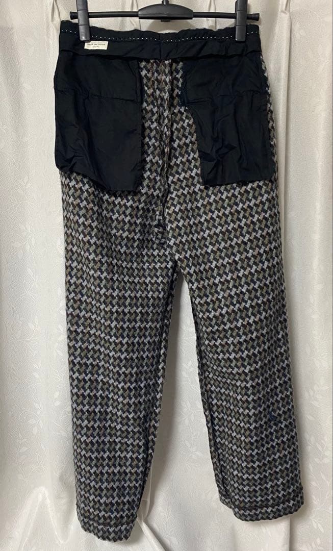 DRIES VAN NOTEN ウールスラックス　柄　サイズ44