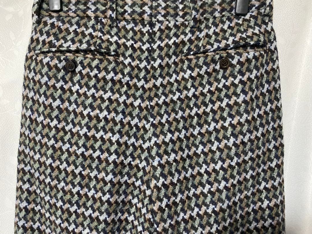 DRIES VAN NOTEN ウールスラックス　柄　サイズ44