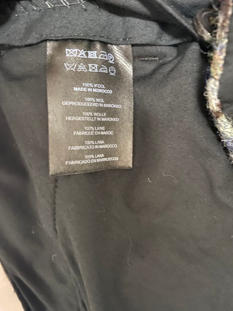 DRIES VAN NOTEN ウールスラックス　柄　サイズ44