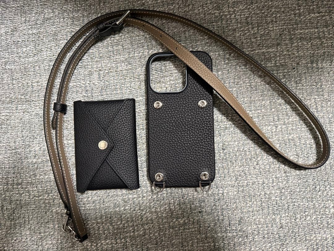 BONAVENTURA iPhone16Proケース　スナップボタン付き