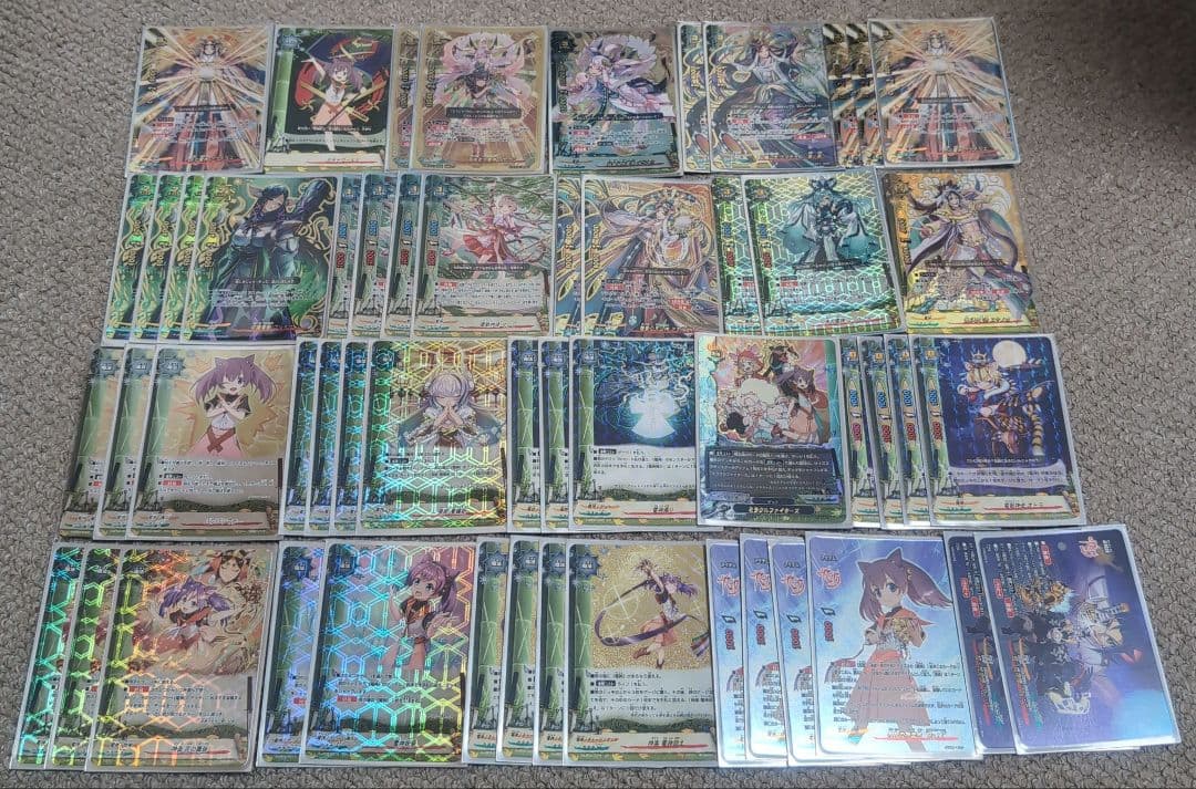 バディファイト デッキ 電神 改造用パーツ付き