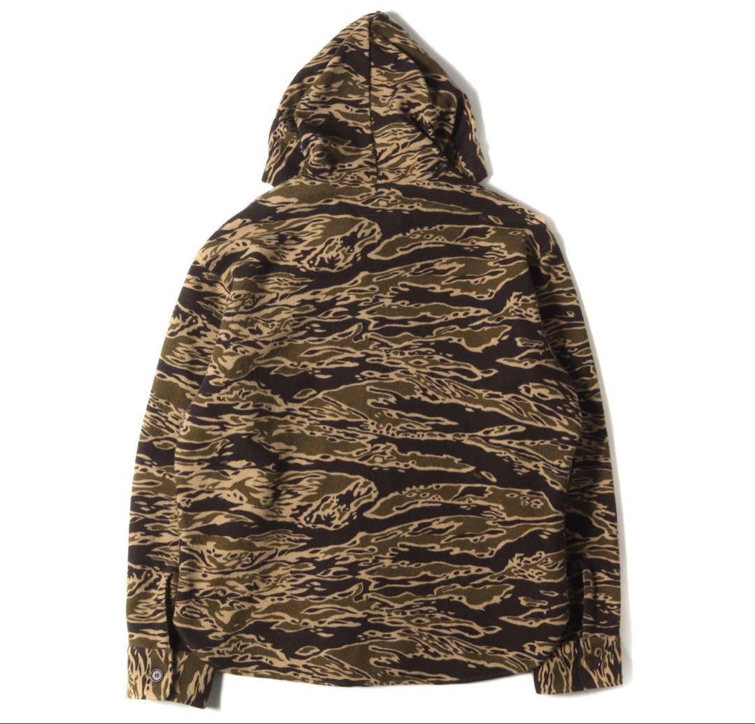 テンダーロイン ウールシャツ　バンブー　カモフラ　ジャケット　迷彩　XL