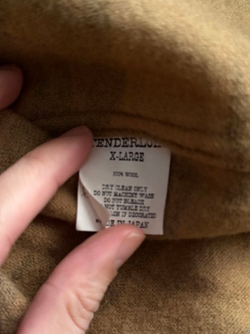 テンダーロイン ウールシャツ　バンブー　カモフラ　ジャケット　迷彩　XL