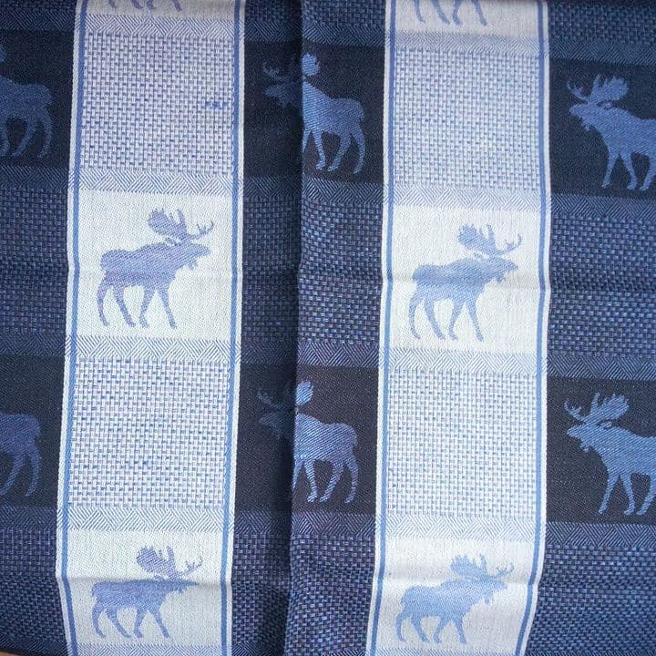 米倉斉加年 版画 額装と　スエーデン製のテーブルセンター