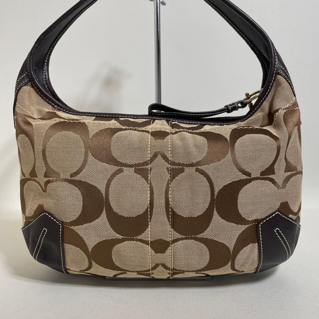 2511-305｜コーチ シグネチャー ハンドバッグ ダークブラウン