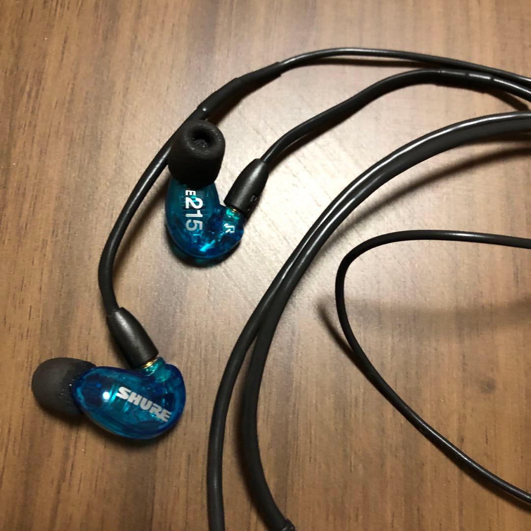 SHURE 有線イアホン　SE215 SPE-A ブルー