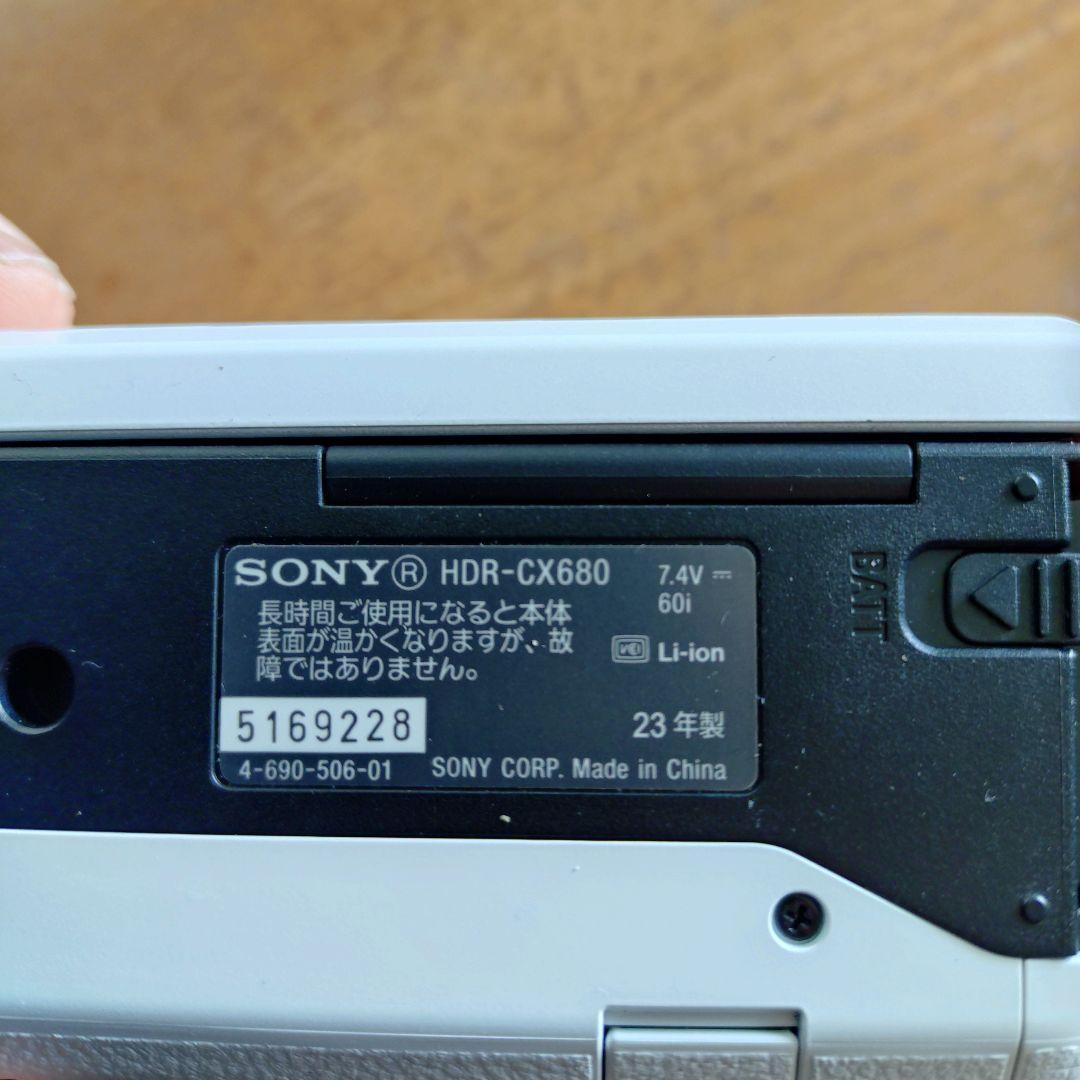 （ほぼ未使用品）SONY HDR-CX680 ハンディカム