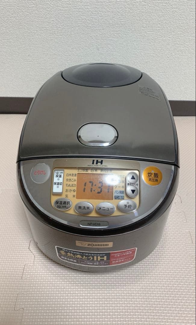 ZOJIRUSHI 圧力IH炊飯器 NP-VD18型10合 1升炊き