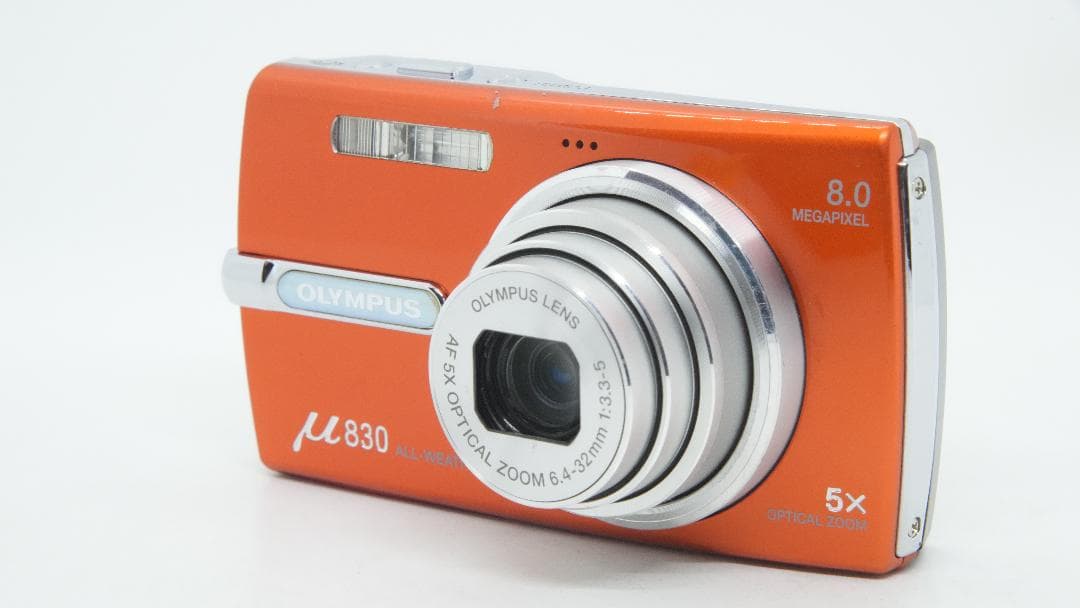 【A3117】 OLYMPUS µ 830 オリンパス ミュー オレンジ