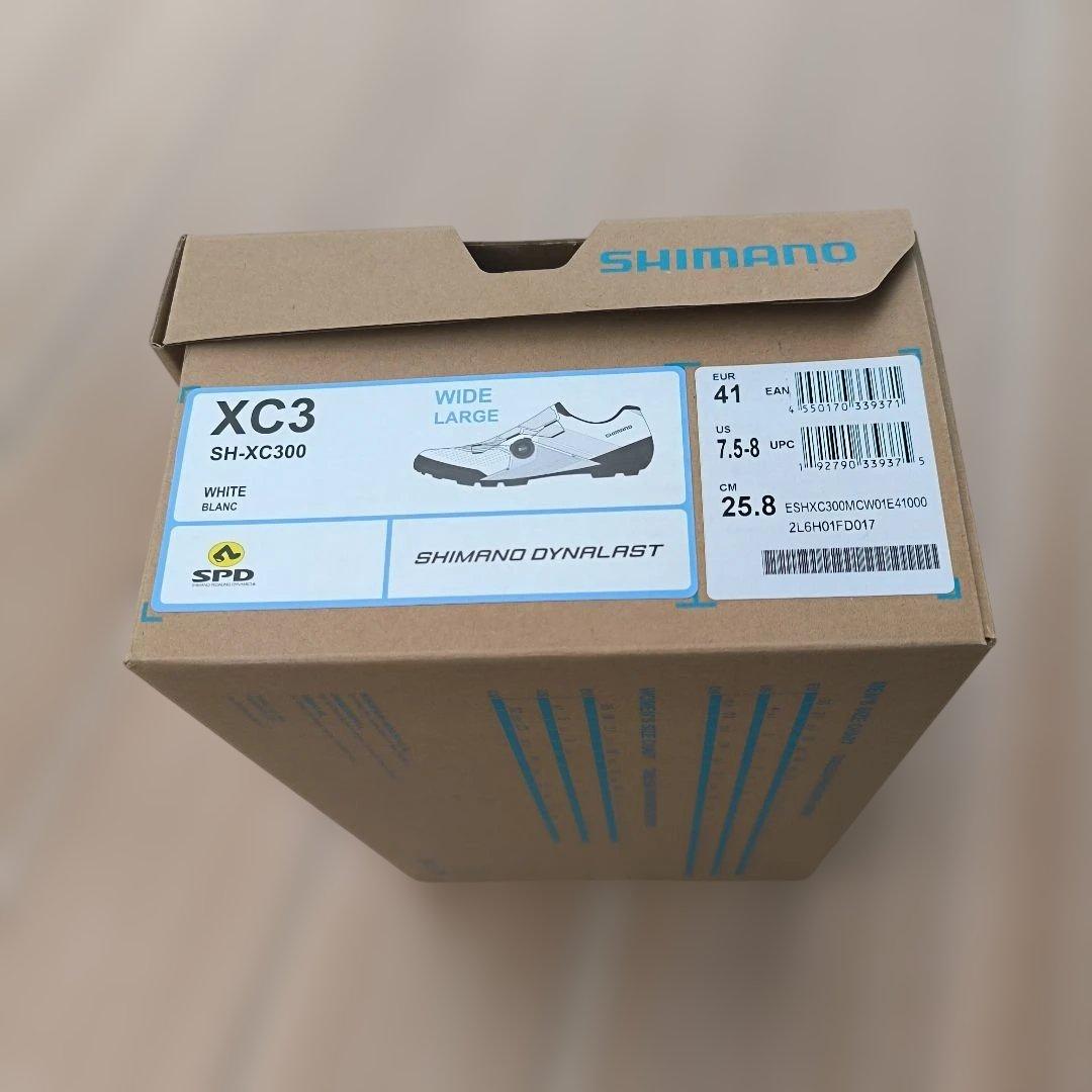 Shimano XC3 SH-XC300 ホワイト 41(25.8cm)
