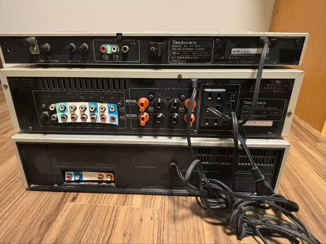 Technicsラジオ・ アンプ・ カセットテープ 3点セット